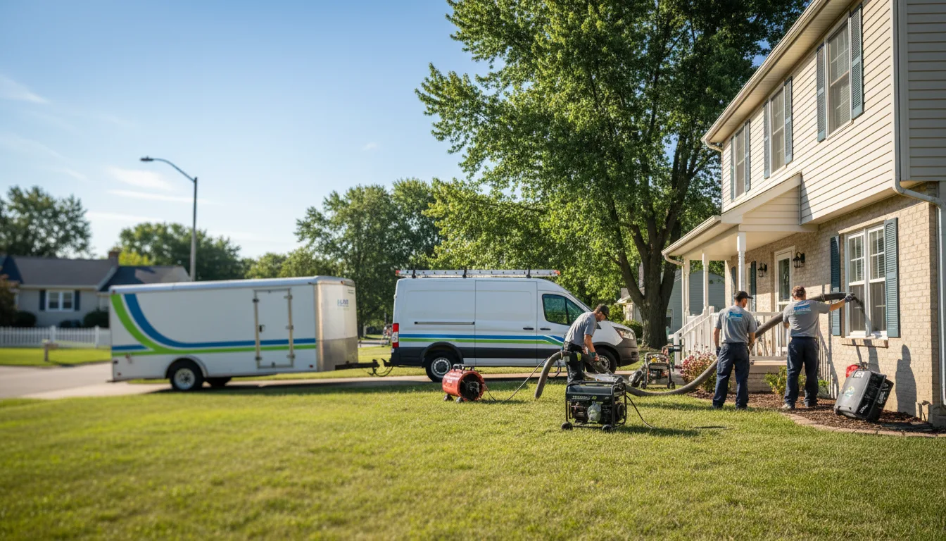 Flooded Basement Restoration And Cleanup With Repair in Lathrop, MO near me